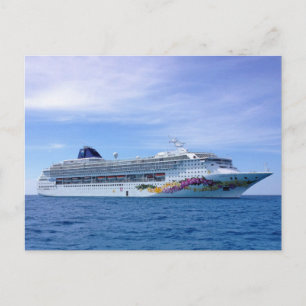 Cruise Ship Postcard