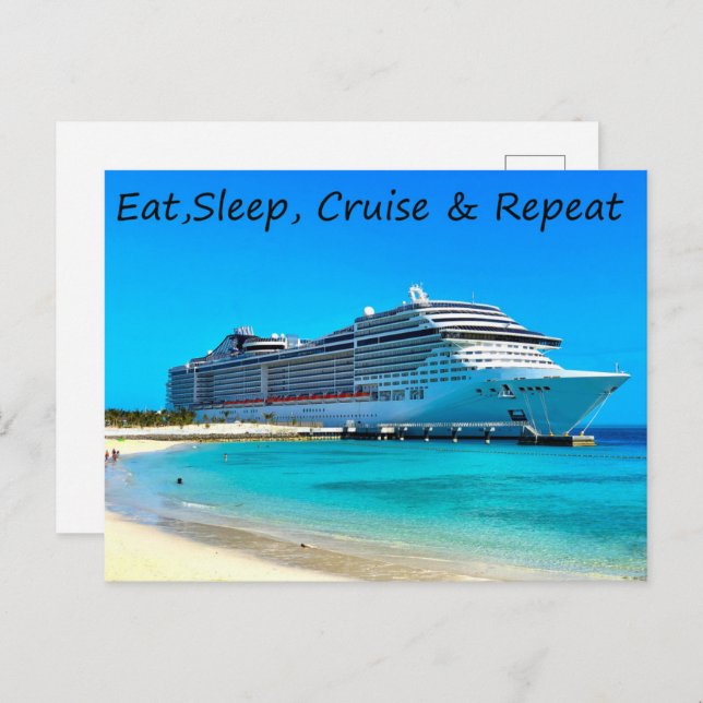 Cruise Ship Postcard (Front/Back)