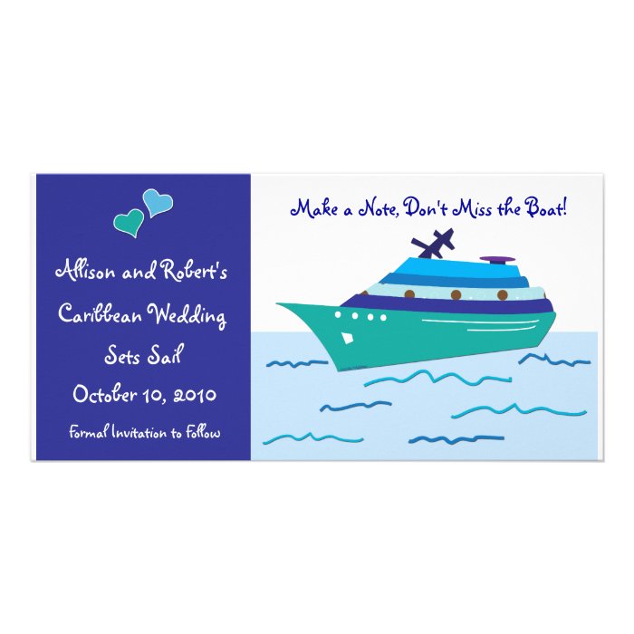 Cruise Ship Save the Date Photo Cards