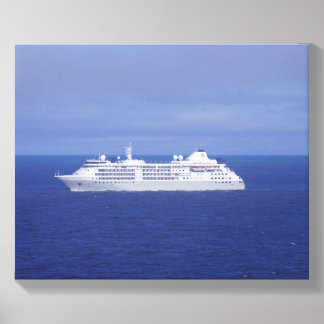 Cruise Ship Silver Cloud Canvas Photo Tile