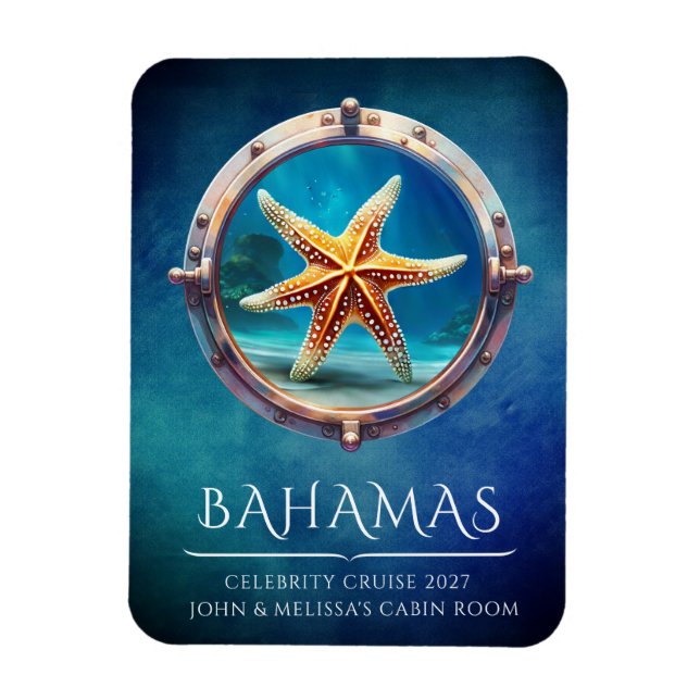 Cruise Ship Stateroom Magnet (Vertical)