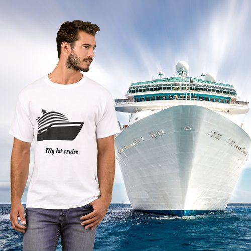 Cruise ship text T_Shirt