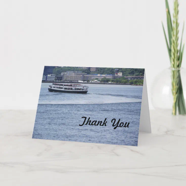 Cruise Ship Thank You Card | Zazzle