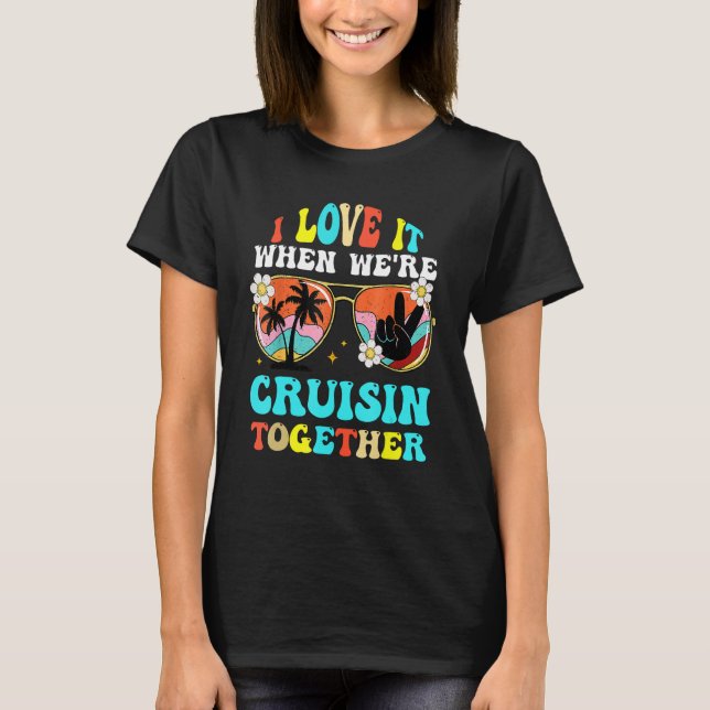 Cruise Ship Vacation Friends Buddies Couples Girl  T-Shirt (Front)