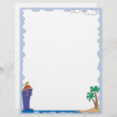 Cruise Ship Vacation Letterhead (Front/Back)