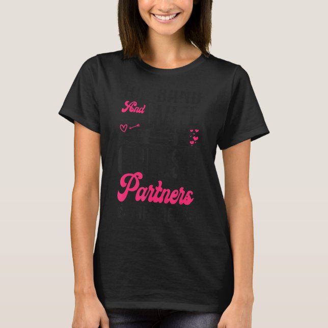 Cruise Ship Vacation Marriage Anniversary Couples  T-Shirt (Front)