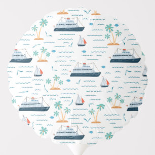 Cruise Ship Vacation Travel Balloon
