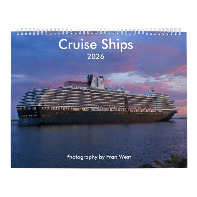 Cruise Ships 2026 calendar (Cover)