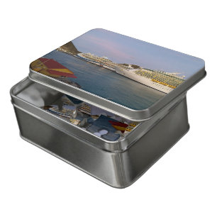 Cruise Ships in St Martin / St Maarten, Evening Jigsaw Puzzle