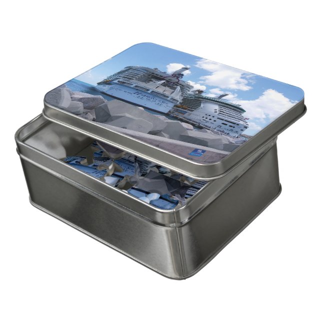 Cruise  Ships Jigsaw Puzzle (Lid Open)