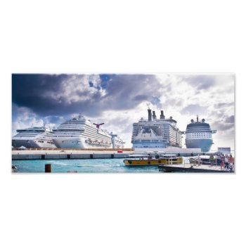 Cruise Ships Photo Print by arnet17 at Zazzle