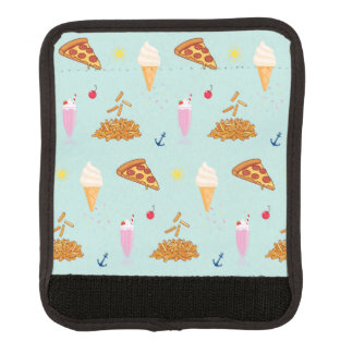 Cruise Snacks Pattern Luggage Handle Wrap