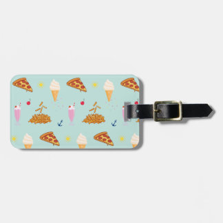 Cruise Snacks Pattern Luggage Tag