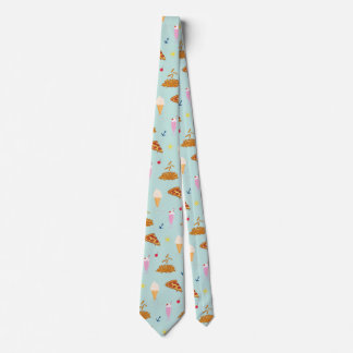 Cruise Snacks Pattern Neck Tie