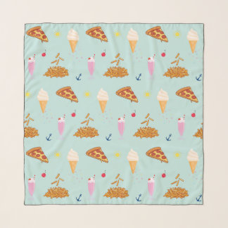 Cruise Snacks Pattern Scarf