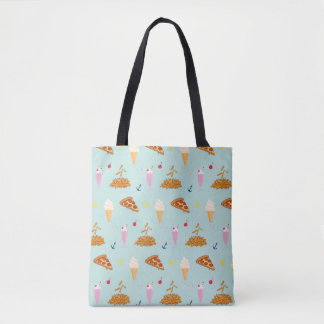 Cruise Snacks Pattern Tote Bag