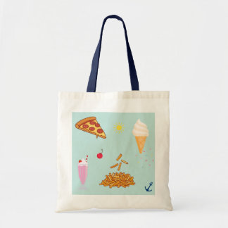 Cruise Snacks Pattern Tote Bag