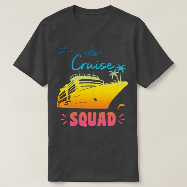 Cruise Squad 12 T-Shirt (Design Front)