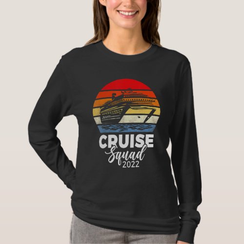 Cruise Squad 2022 Couples Group Family Matching Sa T_Shirt
