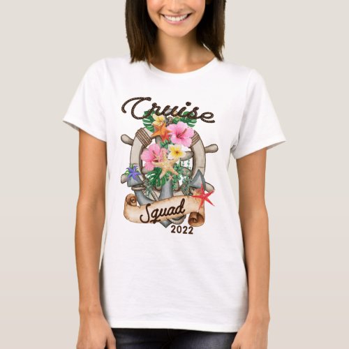 Cruise Squad 2022 Family Cruise Trip Vacation T_Shirt