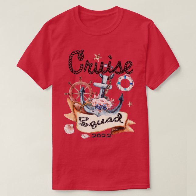 Cruise Squad 2022 Funny Family Matching Cruise Vac T-Shirt (Design Front)