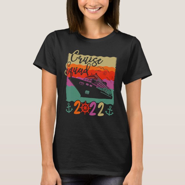 Cruise Squad 2022 Matching Family Group With Ancho T-Shirt (Front)