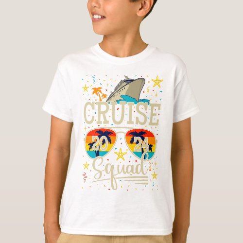 Cruise Squad 2024 Cruising Vacation Boy T_Shirt