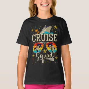 Cruise Squad 2024 Cruising Vacation Girl T-Shirt