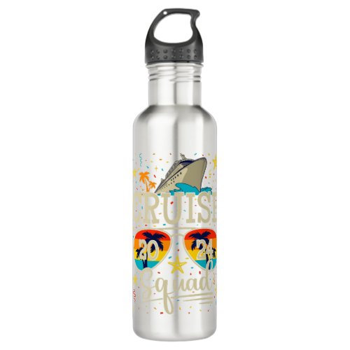 Cruise Squad 2024 Cruising Vacation Stainless Steel Water Bottle