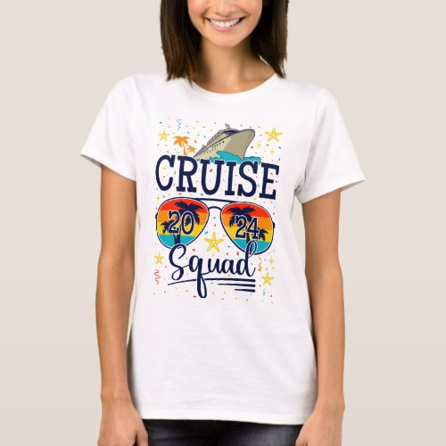 Cruise Squad 2024 Cruising Vacation Women T_Shirt