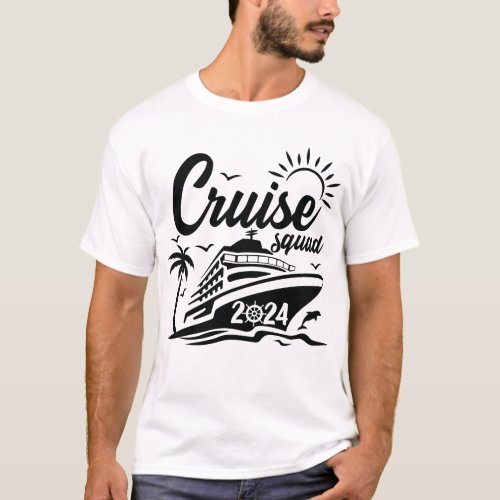 Cruise Squad 2024 Family Trip Matching T_Shirt