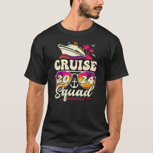 Cruise Squad 2024 Family Vacation Matching Family T_Shirt