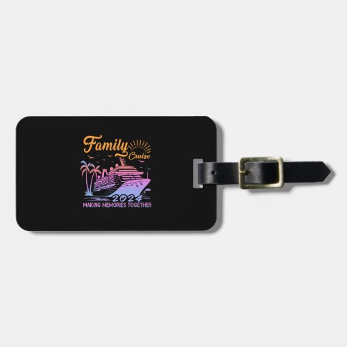 Cruise Squad 2024 Summer Vacation Matching Family Luggage Tag