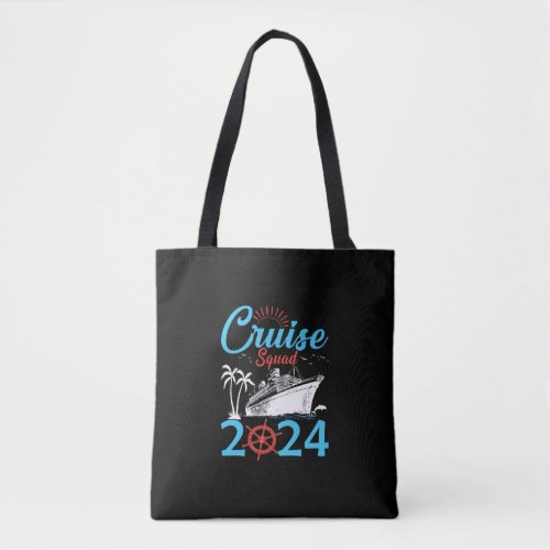 Cruise Squad 2024 Summer Vacation Matching Family Tote Bag