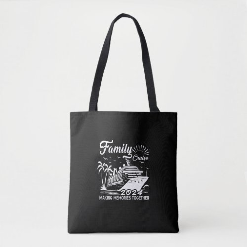 Cruise Squad 2024 Summer Vacation Matching Family Tote Bag