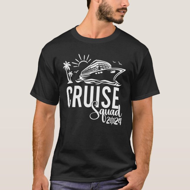Cruise Squad 2024 Vacation Matching Family T-Shirt (Front)