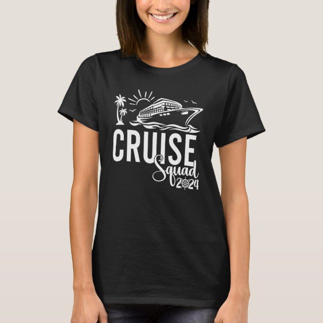 Cruise Squad 2024 Vacation Matching Family T-Shirt (Front)