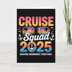 Cruise Squad 2025 Family Cruise Matching Summer Va Card