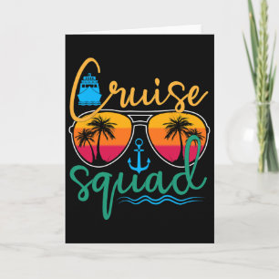 Cruise Squad 2025 Family Vacation Beach Matching G Card