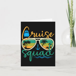 Cruise Squad 2025 Family Vacation Beach Matching G Card