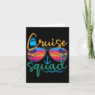 Cruise Squad 2025 Family Vacation Beach Matching G Card