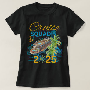 Cruise Squad 2025 Family Vacation T-Shirt