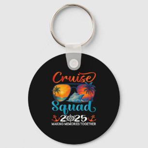 Cruise Squad 2025 Friends Family Vacation Matching Keychain