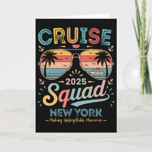 Cruise Squad 2025 New York Family Group Matching S Card