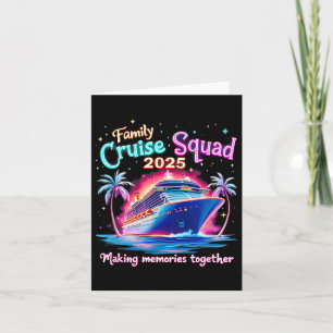 Cruise Squad 2025 Summer Vacation Matching Cruise Card