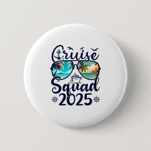 Cruise Squad 2025 Summer Vacation Matching Family Button