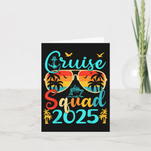 Cruise Squad 2025 Summer Vacation Matching Family Card