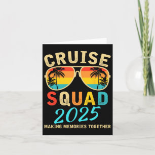 Cruise Squad 2025 Summer Vacation Matching Family Card