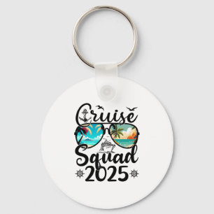 Cruise Squad 2025 Summer Vacation Matching Family Keychain