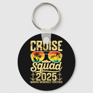 Cruise Squad 2025 Summer Vacation Matching Family Keychain